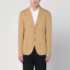 Santaniello Essential Single-breasted Blazer In Beige