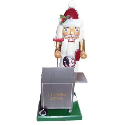 Santa's Workshop 12" Nacc Florida State Tailgating Nutcracker