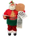 Santa's Workshop 12" Pizza Guy Santa In Multi