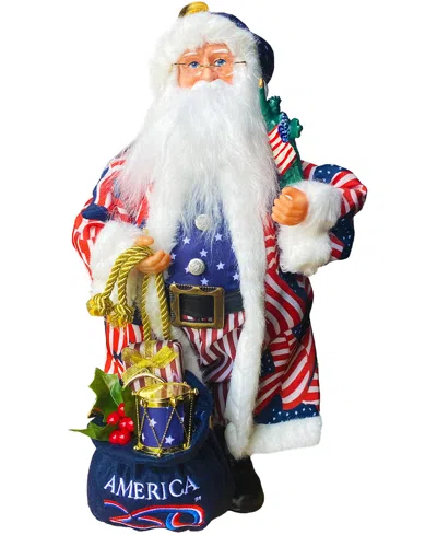 Santa's Workshop 15" America's 250th Celebration Santa In Multi
