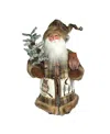 Santa's Workshop 15" Night Owl Claus Figurine In Brown