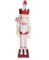 Santa's Workshop 15" Peppermint Nutcracker In Red