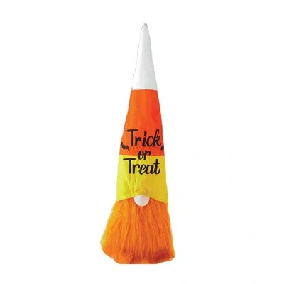 Santa's Workshop Candy Corn Gnome In Yellow;orange;white