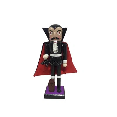 Santa's Workshop Dracula Nutcracker In Black;red