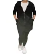 Sante Grace Jackie Microfiber Anorak Jacket In Black In Black