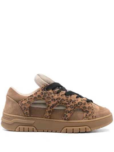 Santha Model 1 Sneakers In Beige Leopard