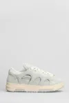 Santha Man Sneakers Light Grey Size 9 Leather In Grey