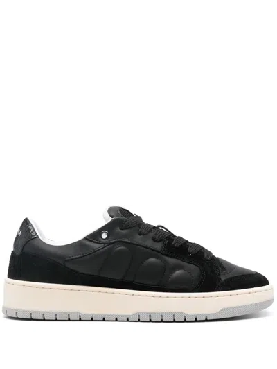 Santha Model 2 Leather Sneakers In Black