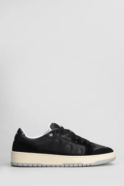 Santha Model 2 Leather Sneakers In Black