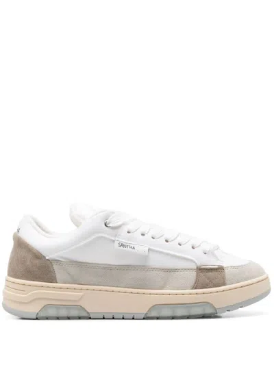 Santha White/grey Colour-block Sneaker