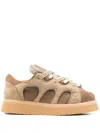 Santha Cut-out Sneakers In Brown