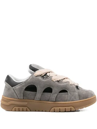 Santha Cut-out Sneakers In Gray