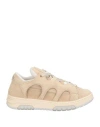 Santha Man Sneakers Sand Size 6 Leather In Pink
