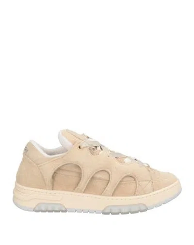 Santha Man Sneakers Sand Size 6 Leather In Pink