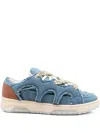 Santha Model 1 Denim Cut-out Sneakers In Blue