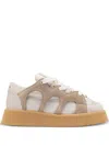 Santha Model 1 Platform Cream-offwhite Shoes In Multi