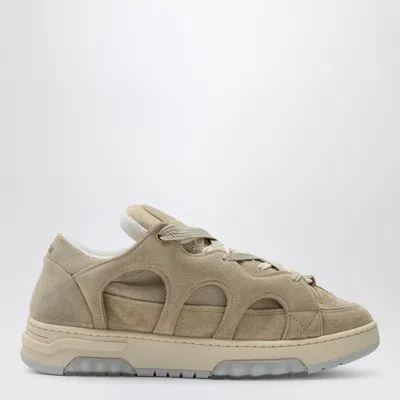 Santha Model 1 Mesh And Suede Sneakers In Beige