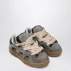 Santha Model 1 Sneaker Asphalt Grey In Suede In Gray