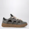 Santha Model 1 Sneaker Asphalt Grey In Suede In Multi