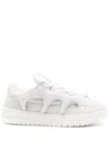 Santha Panelled Lace-up Sneakers In White