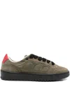 Santha Model 2 Total Suede Army Shoes In Green