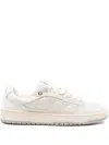 Santha Padded Leather Sneakers In White