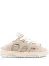 Santha Panelled Suede Slippers