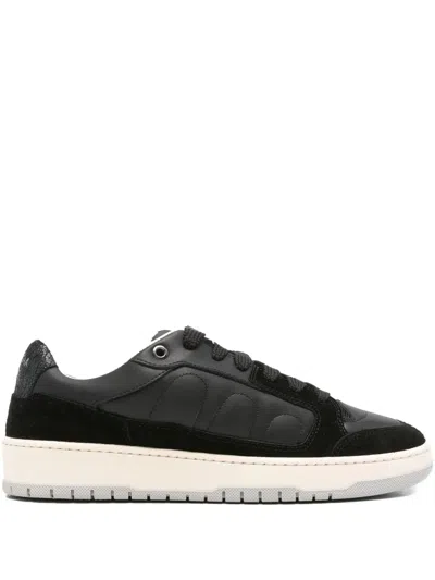 Santha Suede-panelled Sneakers In Black
