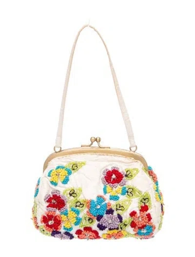 Pre-owned Santi Sequins Evening Bag In Multi