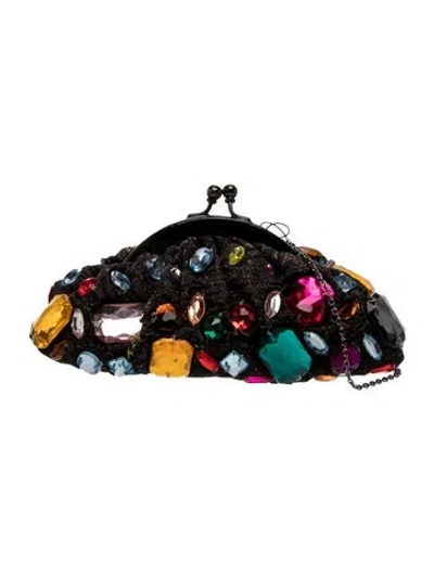 Pre-owned Santi Sequins Minaudière In Multi