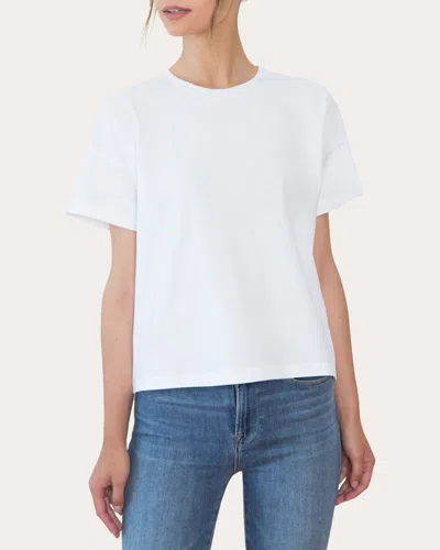 Santicler Women's Bevin Organic Cotton Relaxed T-shirt In White