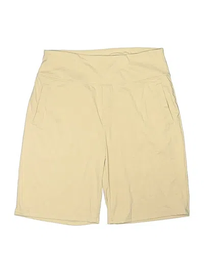 Pre-owned Santiny Khaki Shorts In Yellow