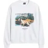 Santo Studio Alive Crewneck Graphic Sweatshirt In Heather