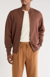 Santo Studio Be Kind Sweater Jacket In Brown