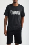 Santo Studio Ciao Tech Logo Graphic T-shirt In Black