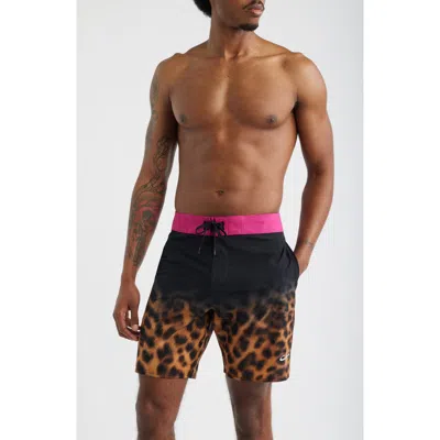 Santo Studio Cole Houshmand Pro Board Shorts In Black