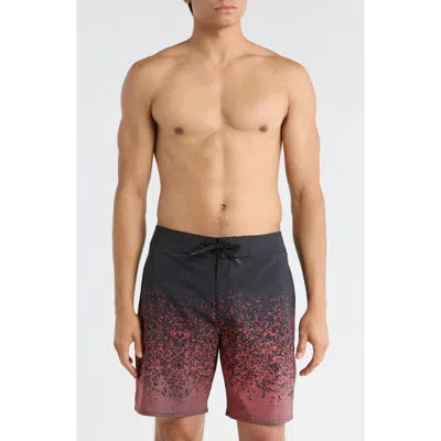 Santo Studio Cole Houshmand Pro Board Shorts In Burgundy