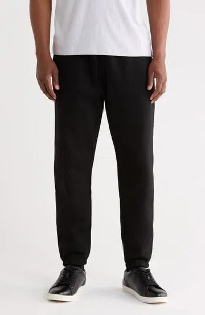 Santo Studio Correre Cotton Fleece Joggers In Black