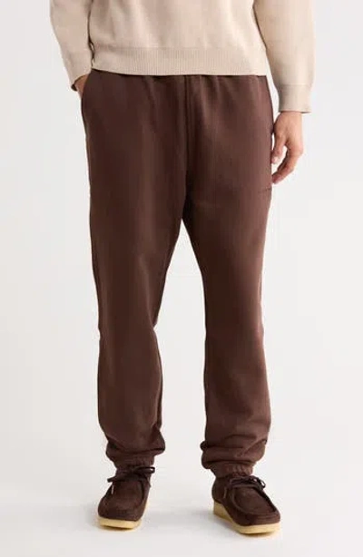 Santo Studio Correre Cotton Fleece Joggers In Brown