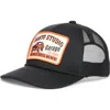 Santo Studio Garage Snapback Trucker Hat In Black
