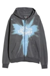 Santo Studio I See Them Cotton Hoodie In Faded Black