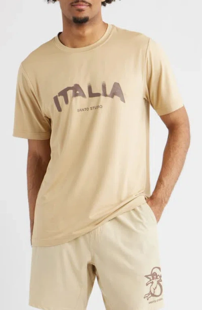 Santo Studio Italia Graphic T-shirt In Neutral