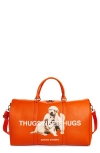 Santo Studio Jett Lawrence Orange Duffel Bag In Orange