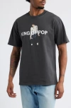 Santo Studio King Of Pop Graphic T-shirt In Black