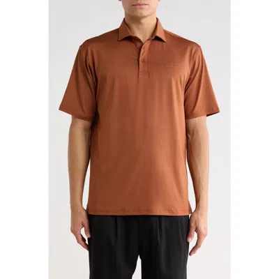 Santo Studio Last Supper Classic Polo In Brown