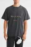Santo Studio Last Supper Graphic T-shirt In Gray