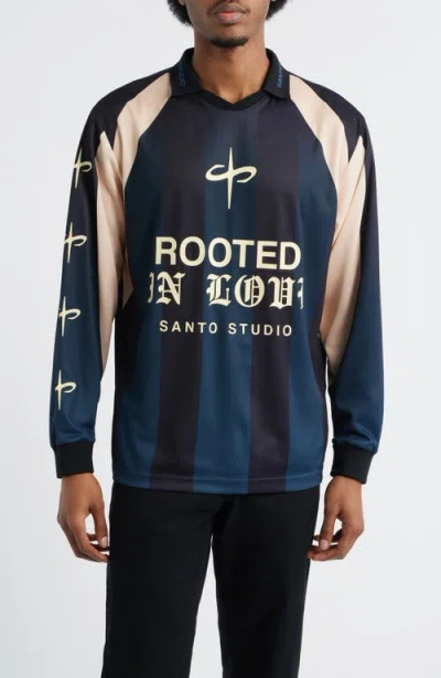 Santo Studio Love Club Graphic Soccer Jersey In Blue
