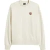 Santo Studio Maple Embroidered Crewneck Sweatshirt In Cream