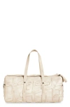 Santo Studio Patch Duffle Bag In Brown