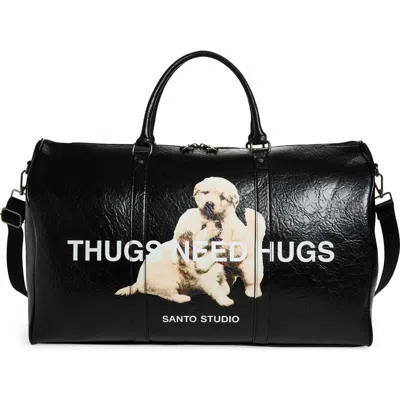 Santo Studio Paul Rodriguez Black Duffel Bag